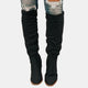 Flavia | Women's Stretch Over-the-Knee Block Heel Boots