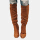 Flavia | Women's Stretch Over-the-Knee Block Heel Boots