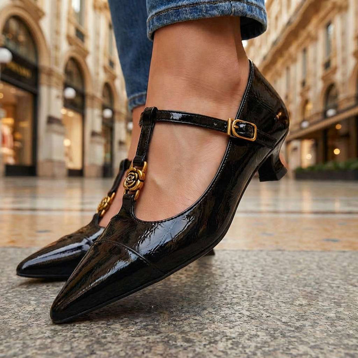 Verdana | Women's T-Bar Kitten Heels