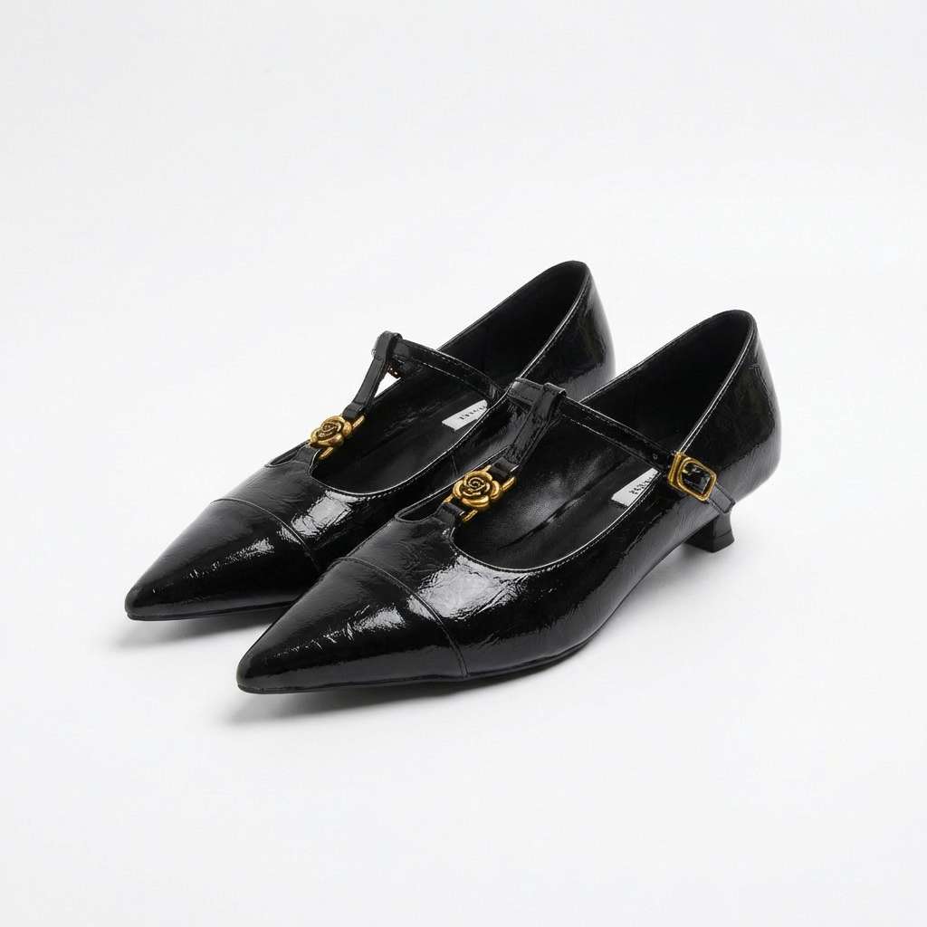 Verdana | Women's T-Bar Kitten Heels