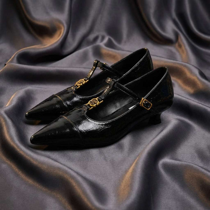 Verdana | Women's T-Bar Kitten Heels