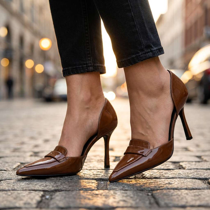 Venturina | Women's Pointed-Toe Loafer Pumps