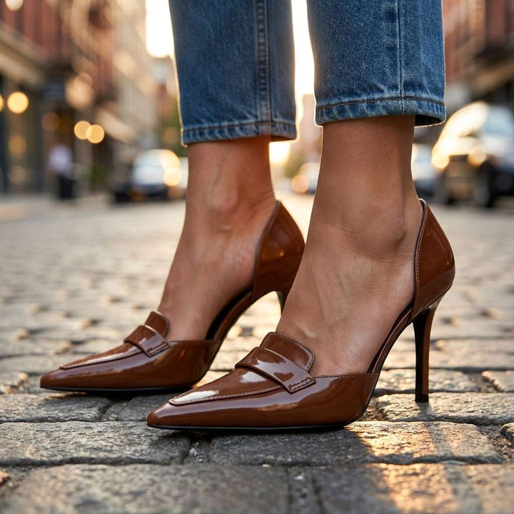 Venturina | Women's Pointed-Toe Loafer Pumps