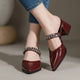 Vondrine | Women's Chain-Strap Pointed Pumps