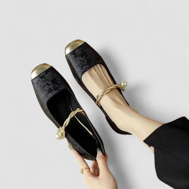 Christa | Women's Orthopedic-Style Low Block Heel Mary Janes image 8