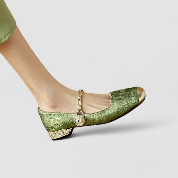Christa | Women's Orthopedic-Style Low Block Heel Mary Janes image 6