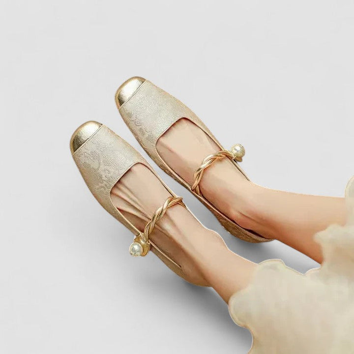 Christa | Women's Orthopedic-Style Low Block Heel Mary Janes image 3