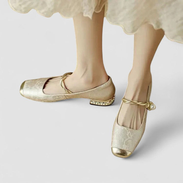 Christa | Women's Orthopedic-Style Low Block Heel Mary Janes image 10