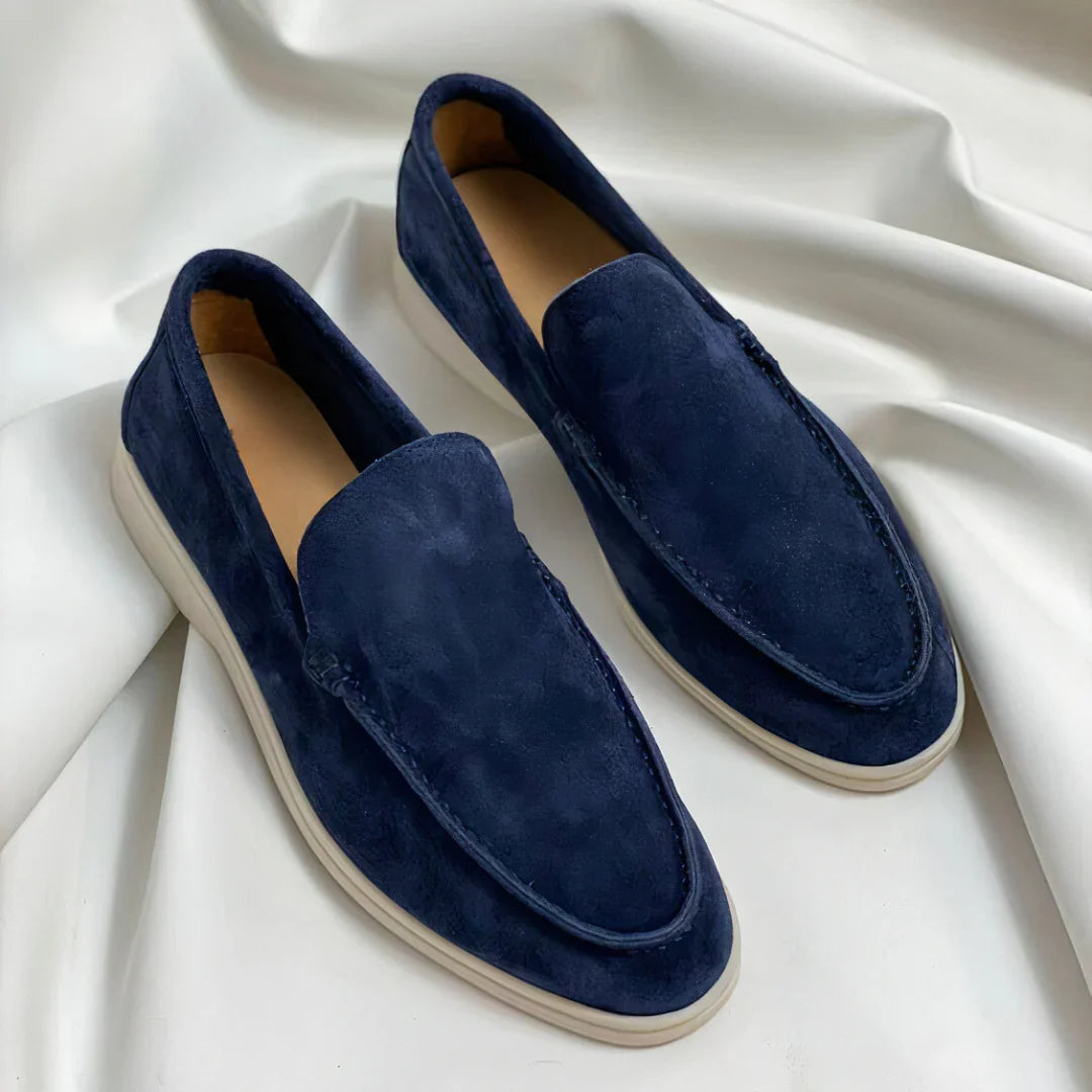 Aldo Suede Slip-On Loafers with White Sole - image 2