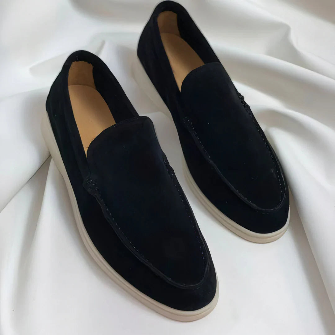 Aldo Suede Slip-On Loafers with White Sole - image 3