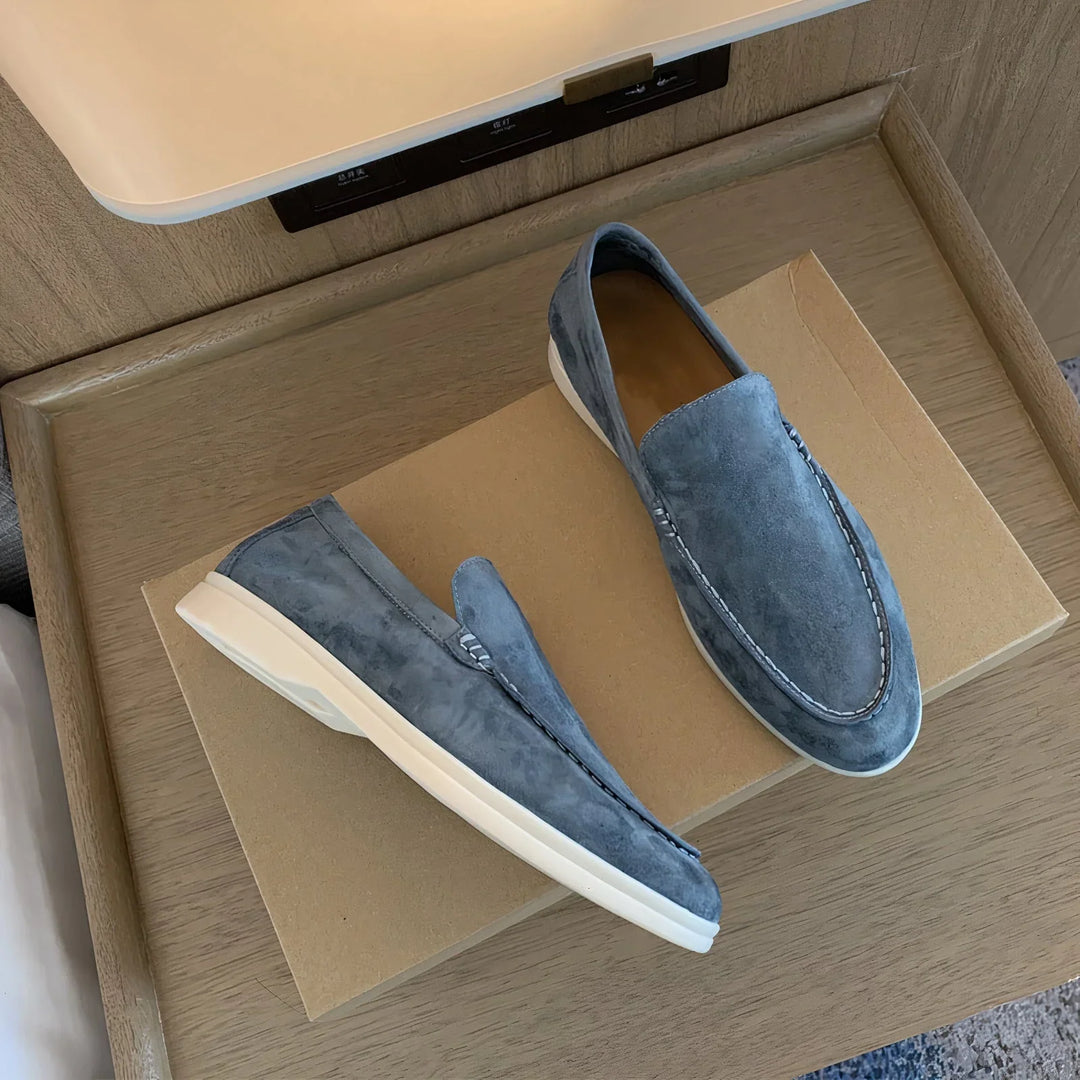 Aldo Suede Slip-On Loafers with White Sole - image 5