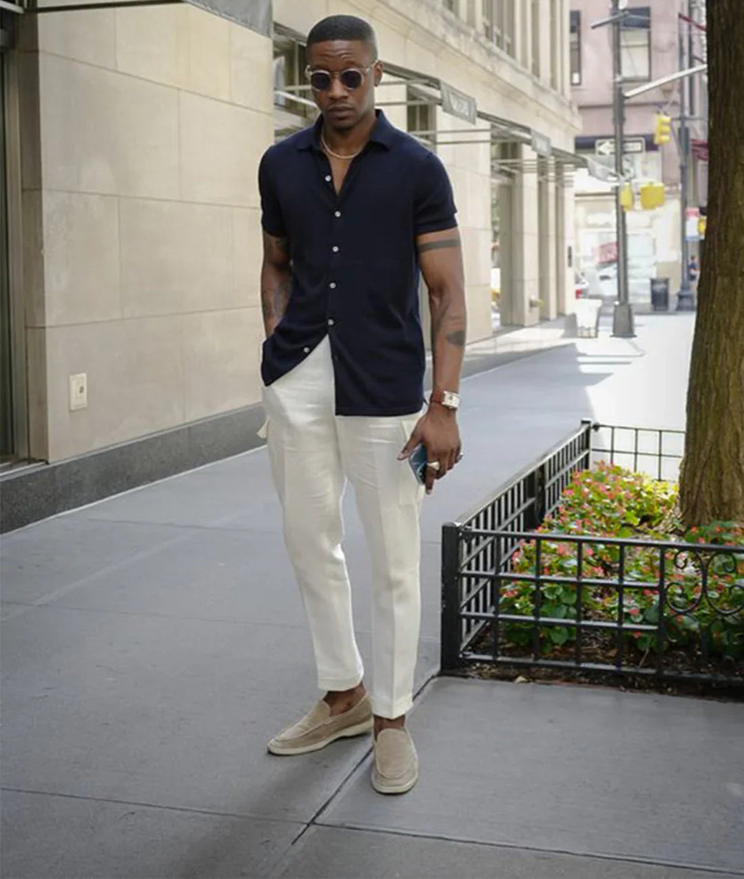 Aldo Suede Slip-On Loafers with White Sole - image 6