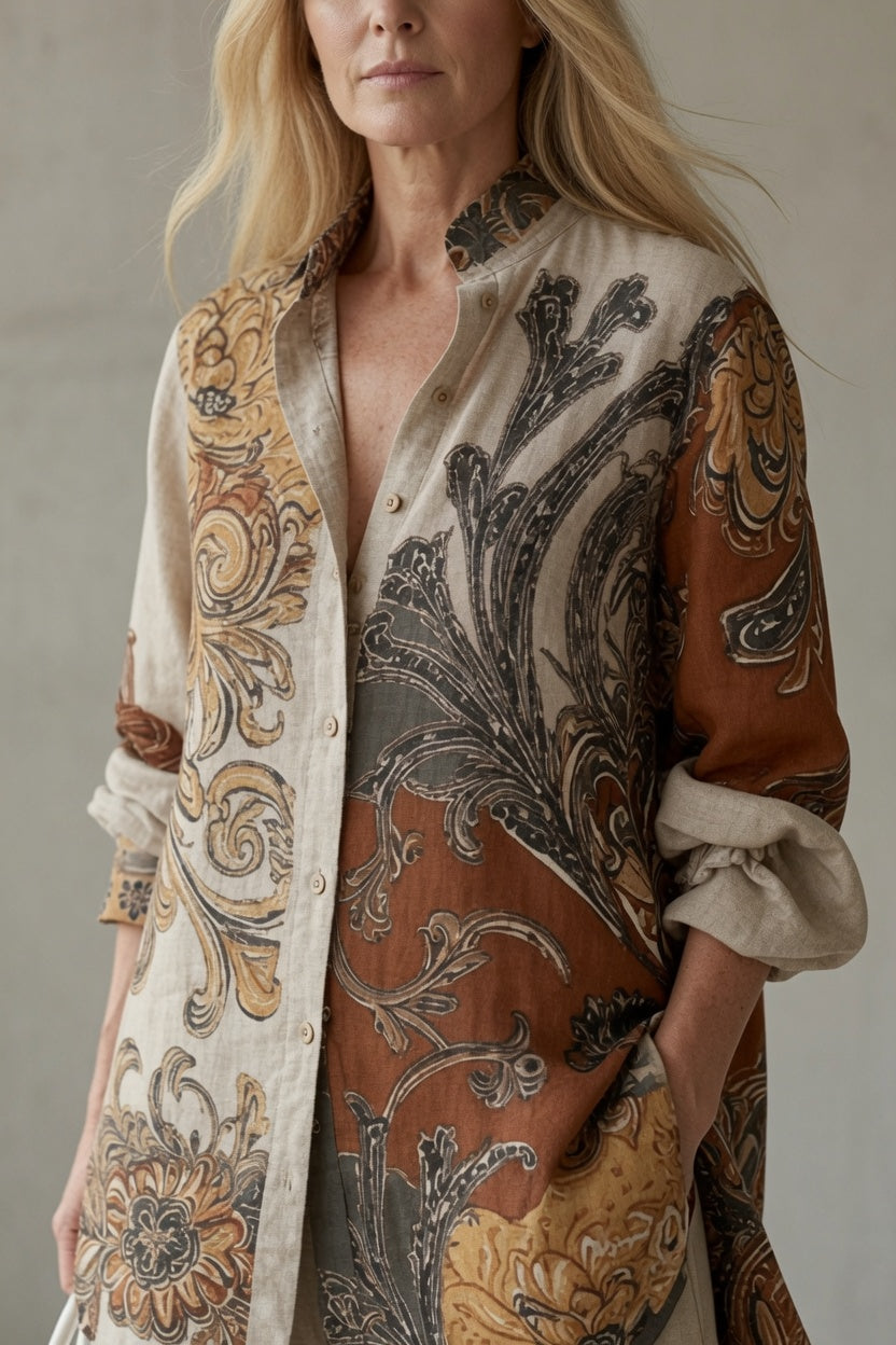 Tara | Women's Printed Shirt and Trouser Set