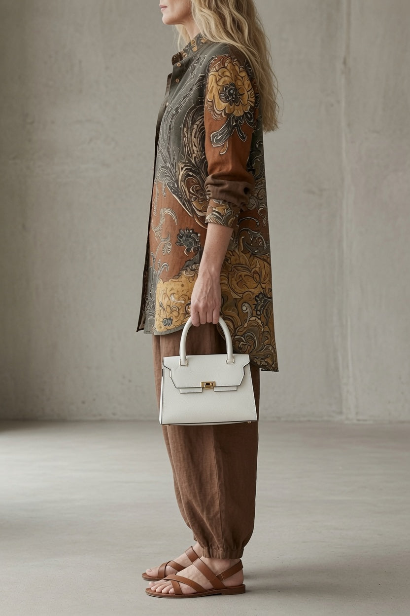 Tara | Women's Printed Shirt and Trouser Set