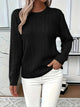 Lisandra | Women's Cable Knit Sweater with Crew Neck