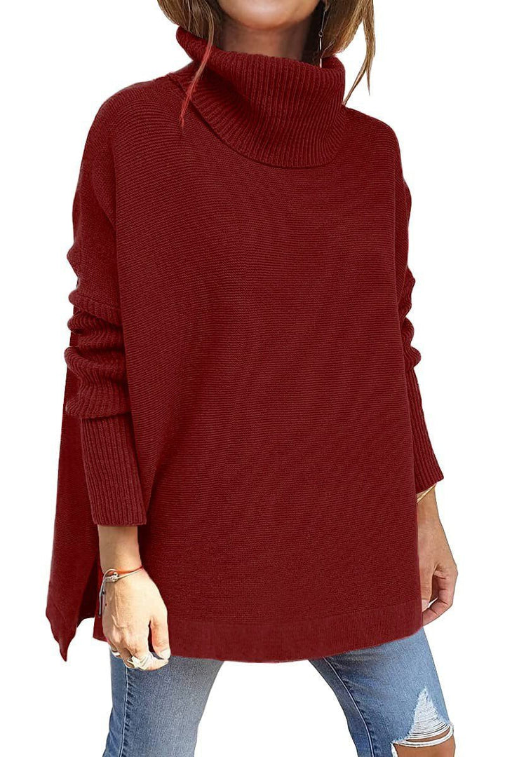 Gwen | Women's Oversized Jumper with Roll Neck