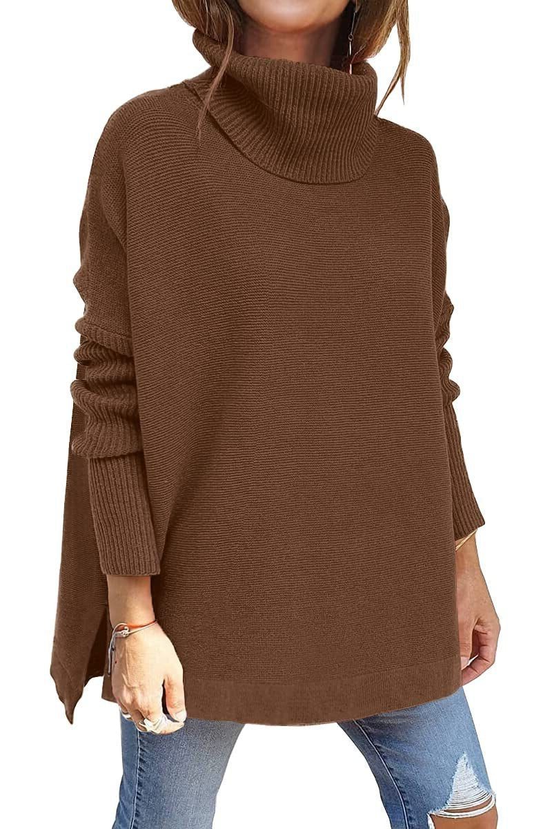 Gwen | Women's Oversized Jumper with Roll Neck