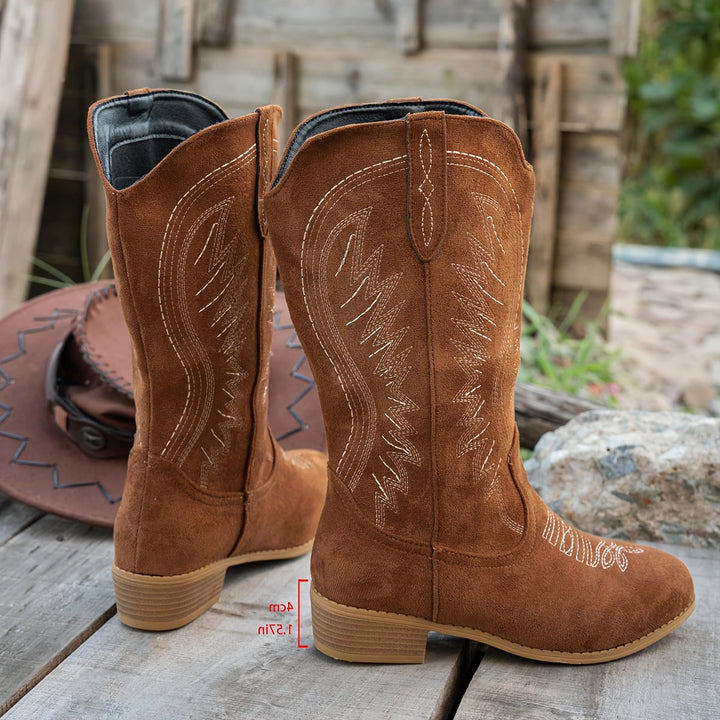 Gwendolyn | Women's Western Cowboy Boots with Embroidery