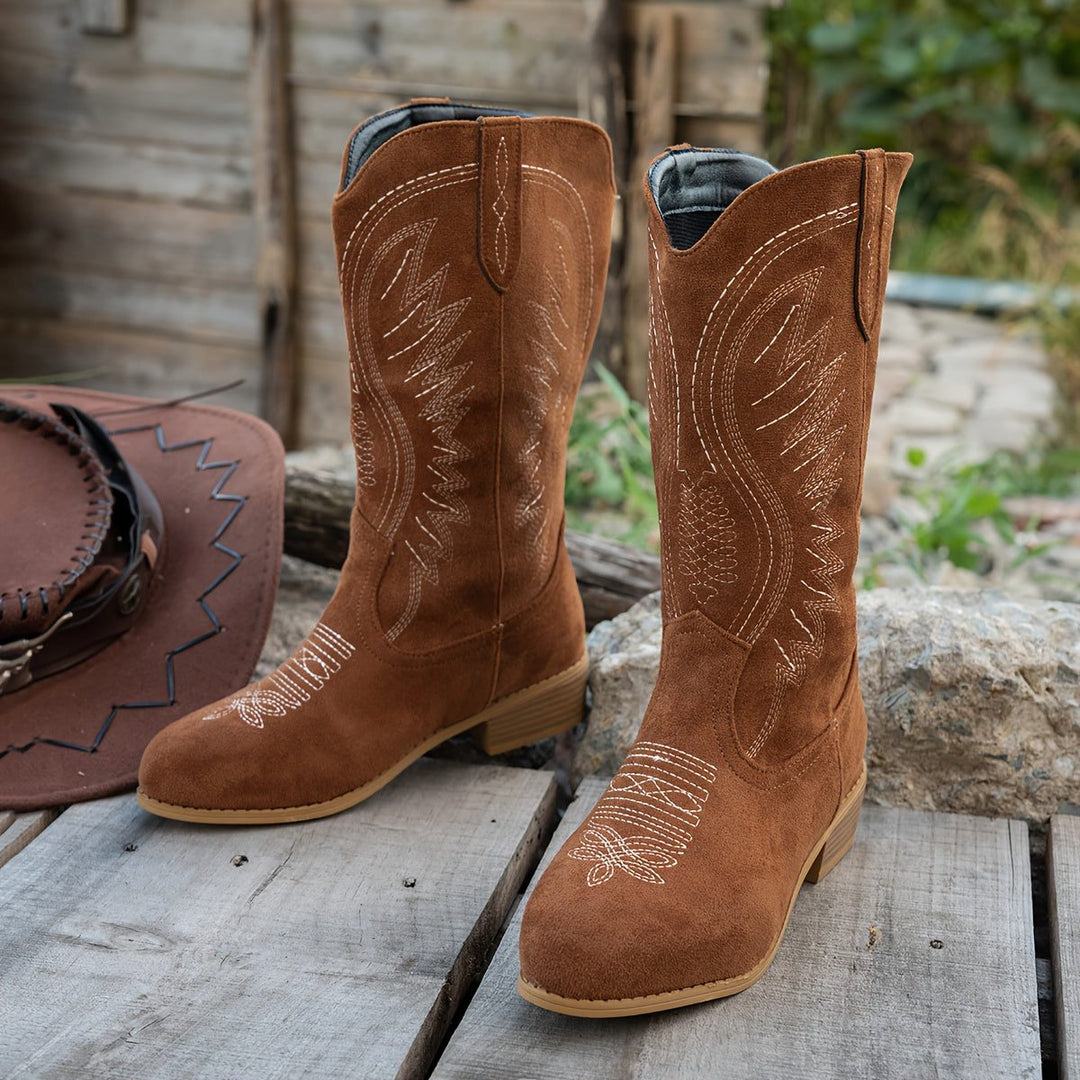 Gwendolyn | Women's Western Cowboy Boots with Embroidery