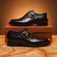 Chester | Men's Crocodile-Texture Loafers