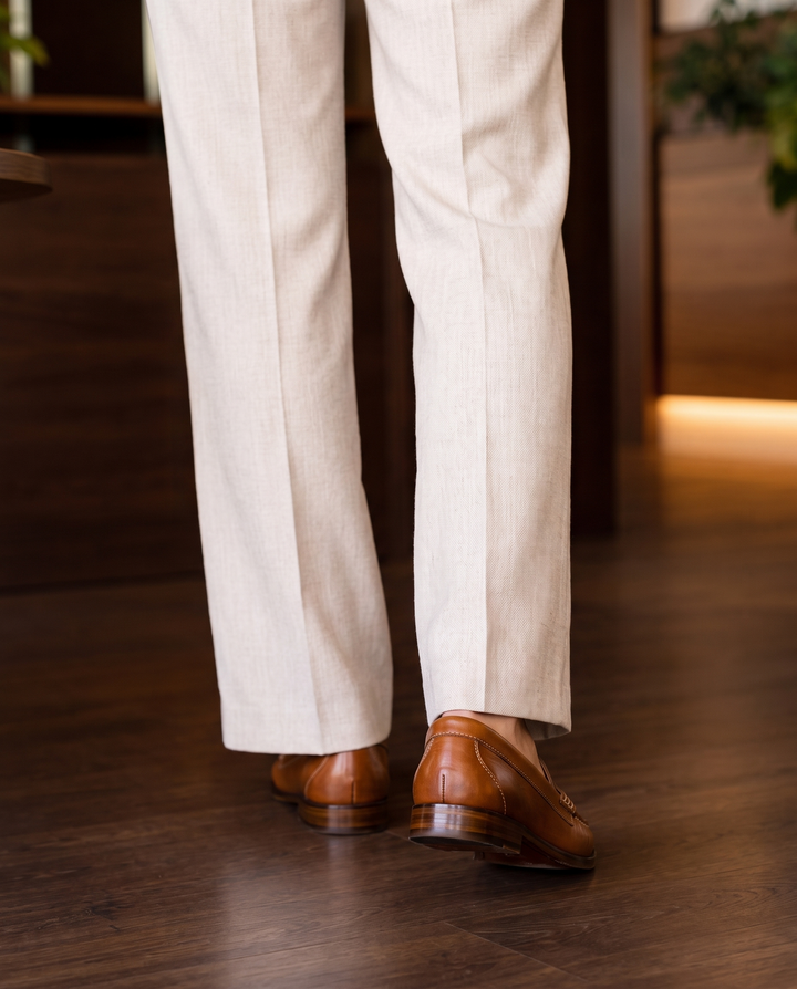 Imogen | Women's Slip-On Leather Penny Loafers, image 3