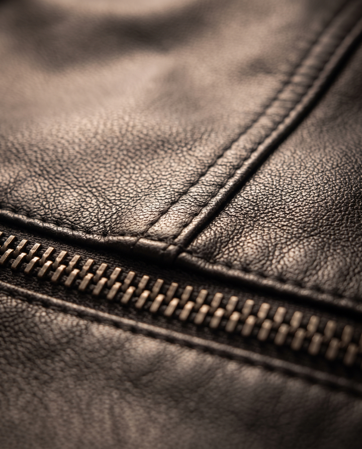 Persephone | Women's Zip-Front Leather-Look Jacket for Layering, image 8