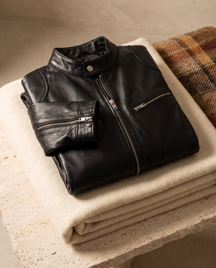 Persephone | Women's Zip-Front Leather-Look Jacket for Layering, image 6