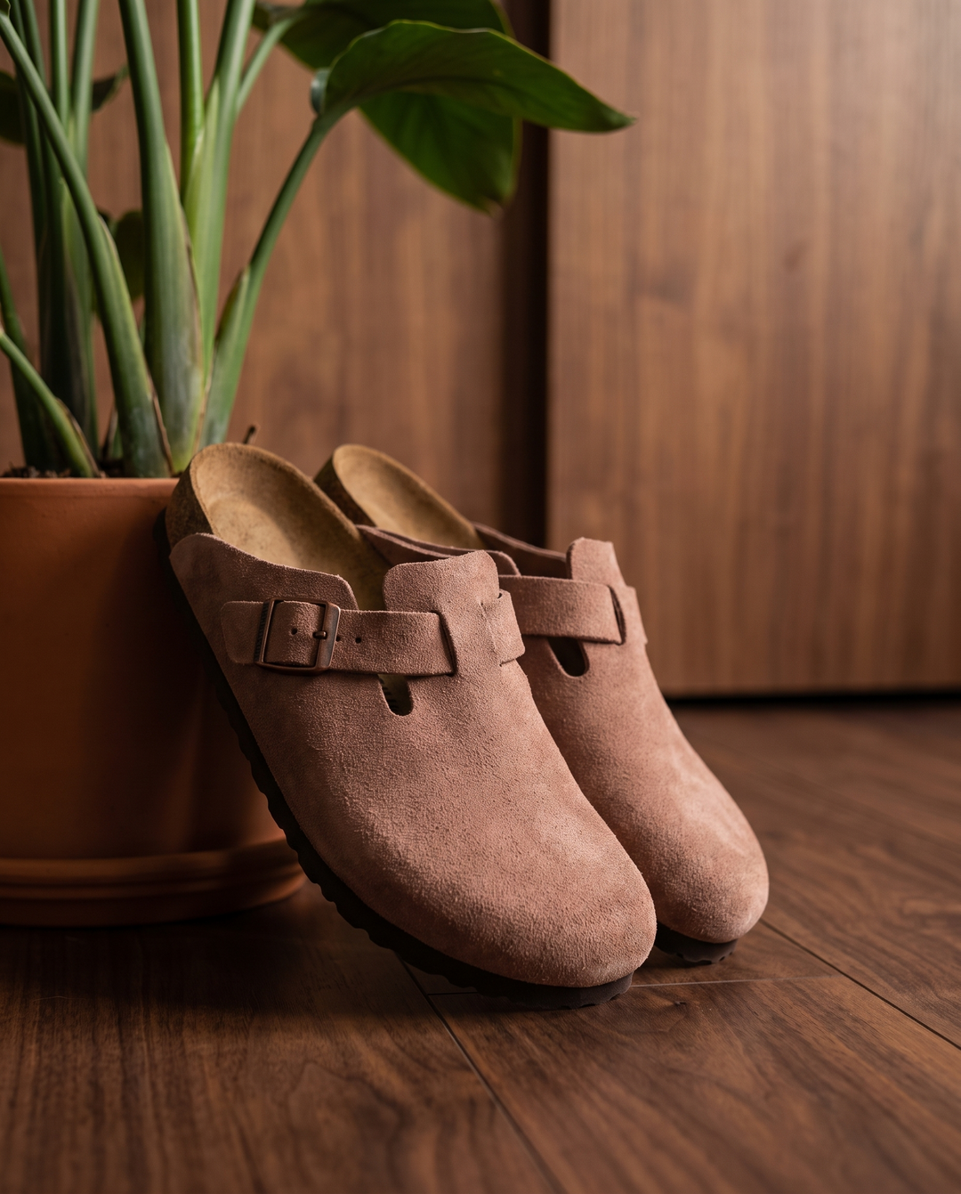 Bellamy | Women's Shoes for Wide Feet in Pink Brown
