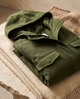 Jessamine | Women's Button-Front Jacket for Cold Weather in Moss Green