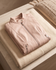 Opaline | Women's Zip-Front Leather-Look Jacket for Cold Weather in Light Pink