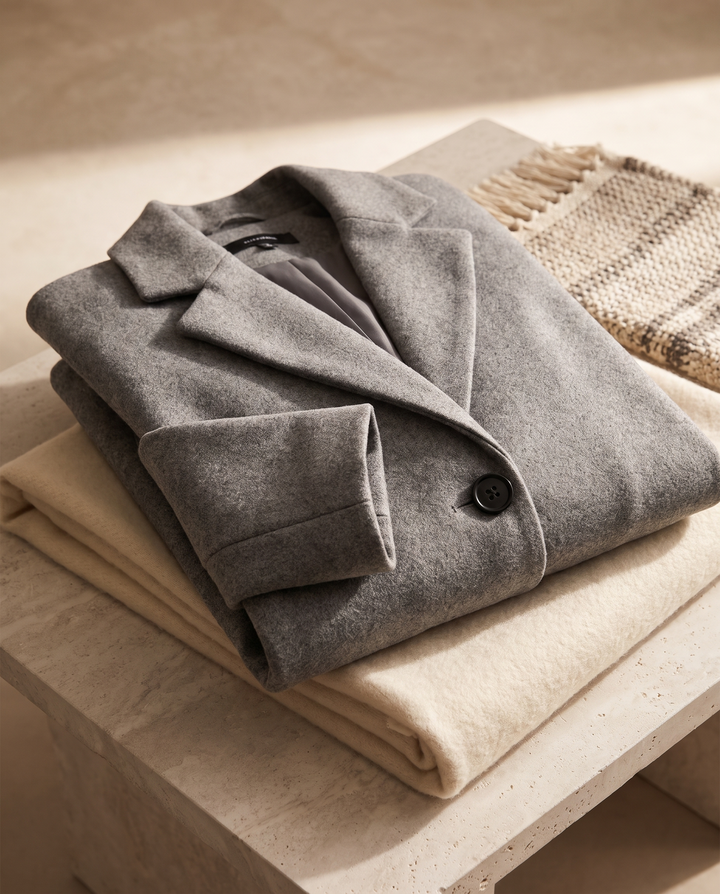 Amberly | Women's Coat for Cold Weather in Grey