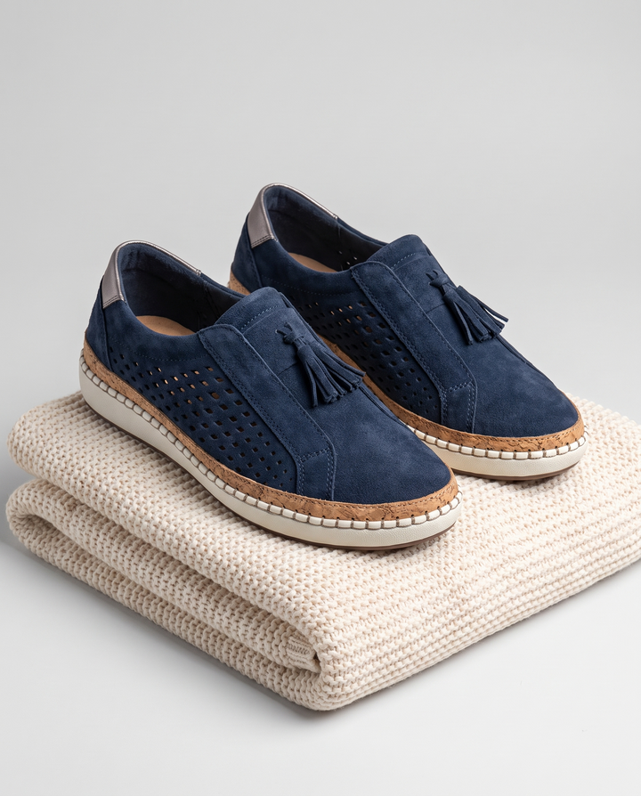 Slip-On Loafers for women - Isabelle in navy