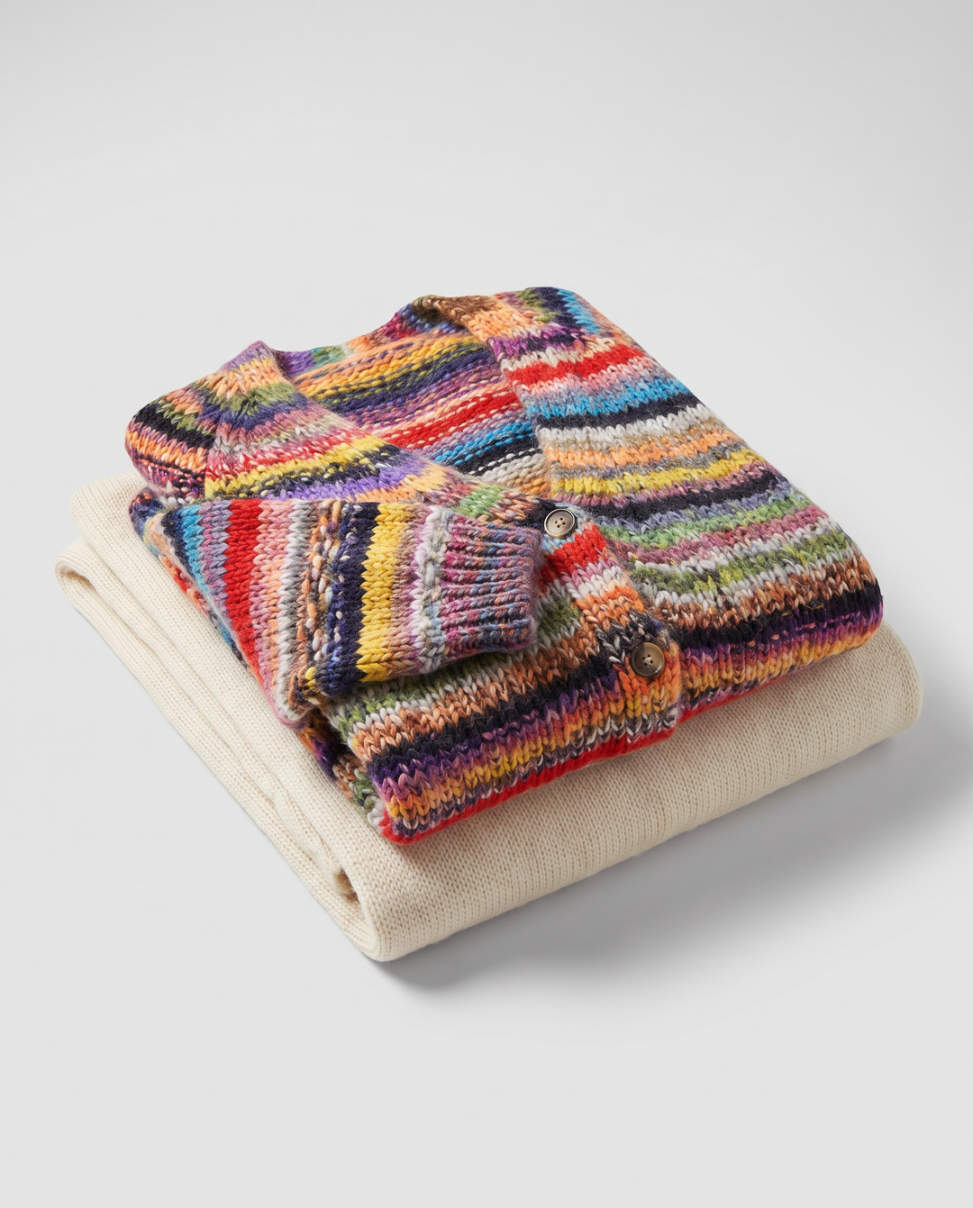 Cardigan for women - Cunera in red multicolour