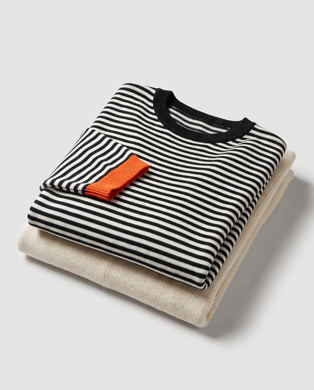 Sweater for women - Aurore in black and white stripe