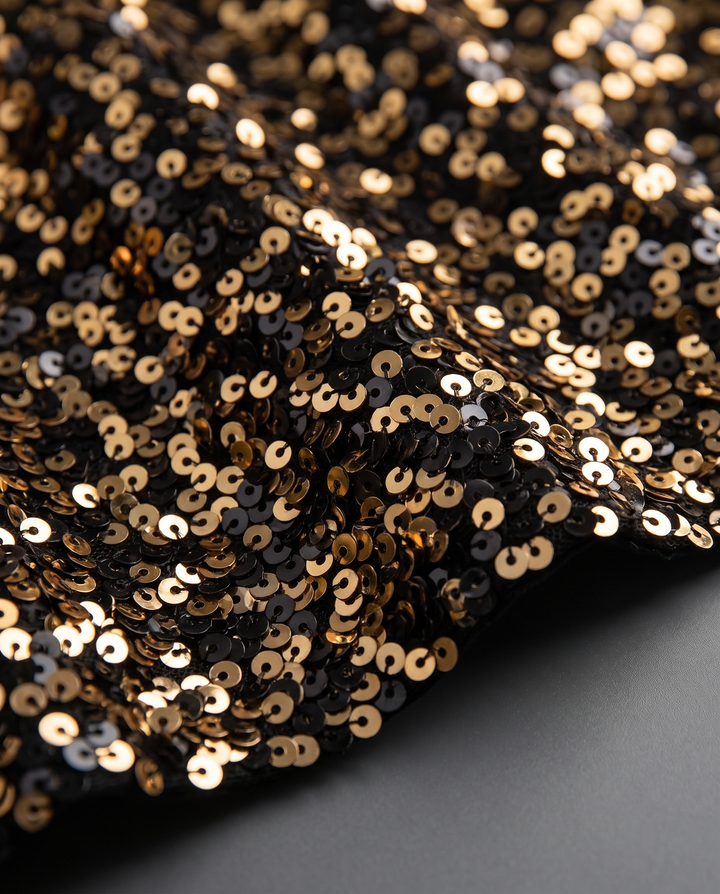 Sequin Midi Dress for women - Antoinette, sequin close-up