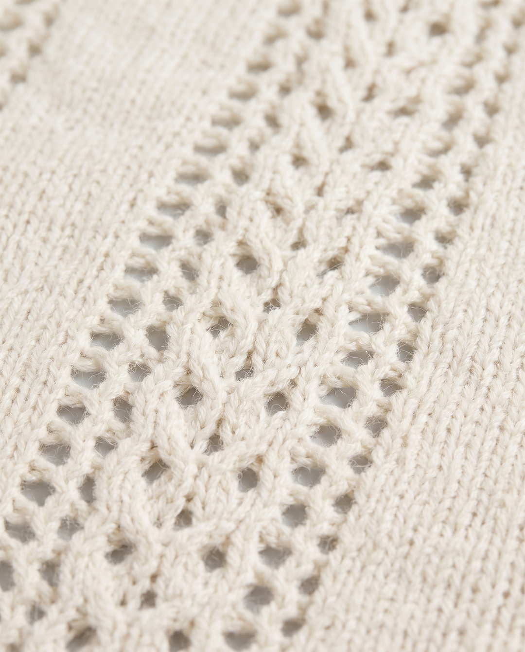 Cardigan for women - Vendelina, lace knit close-up