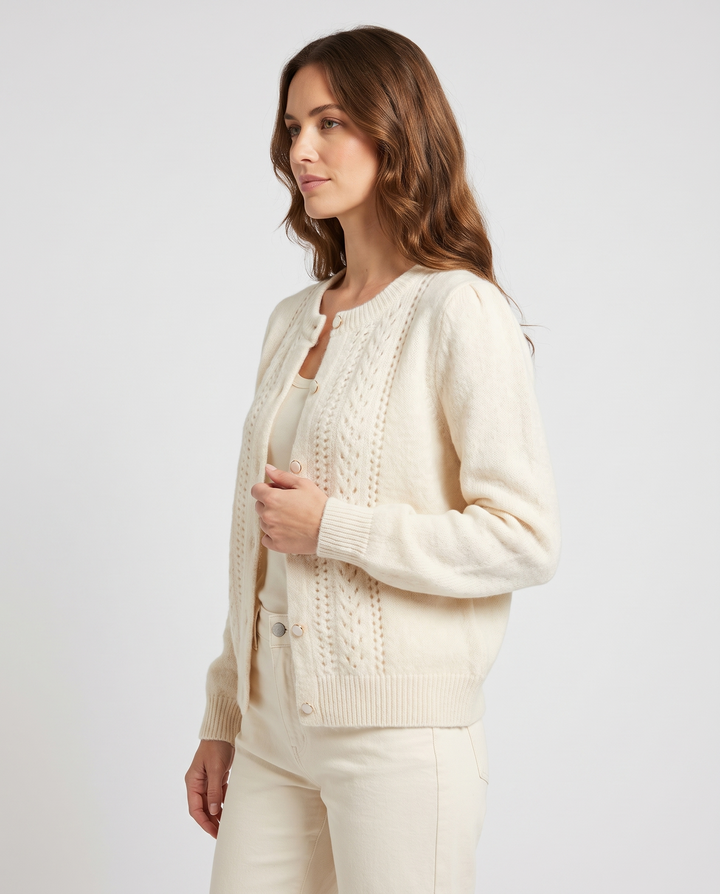 Cardigan for women - Vendelina, three-quarter view