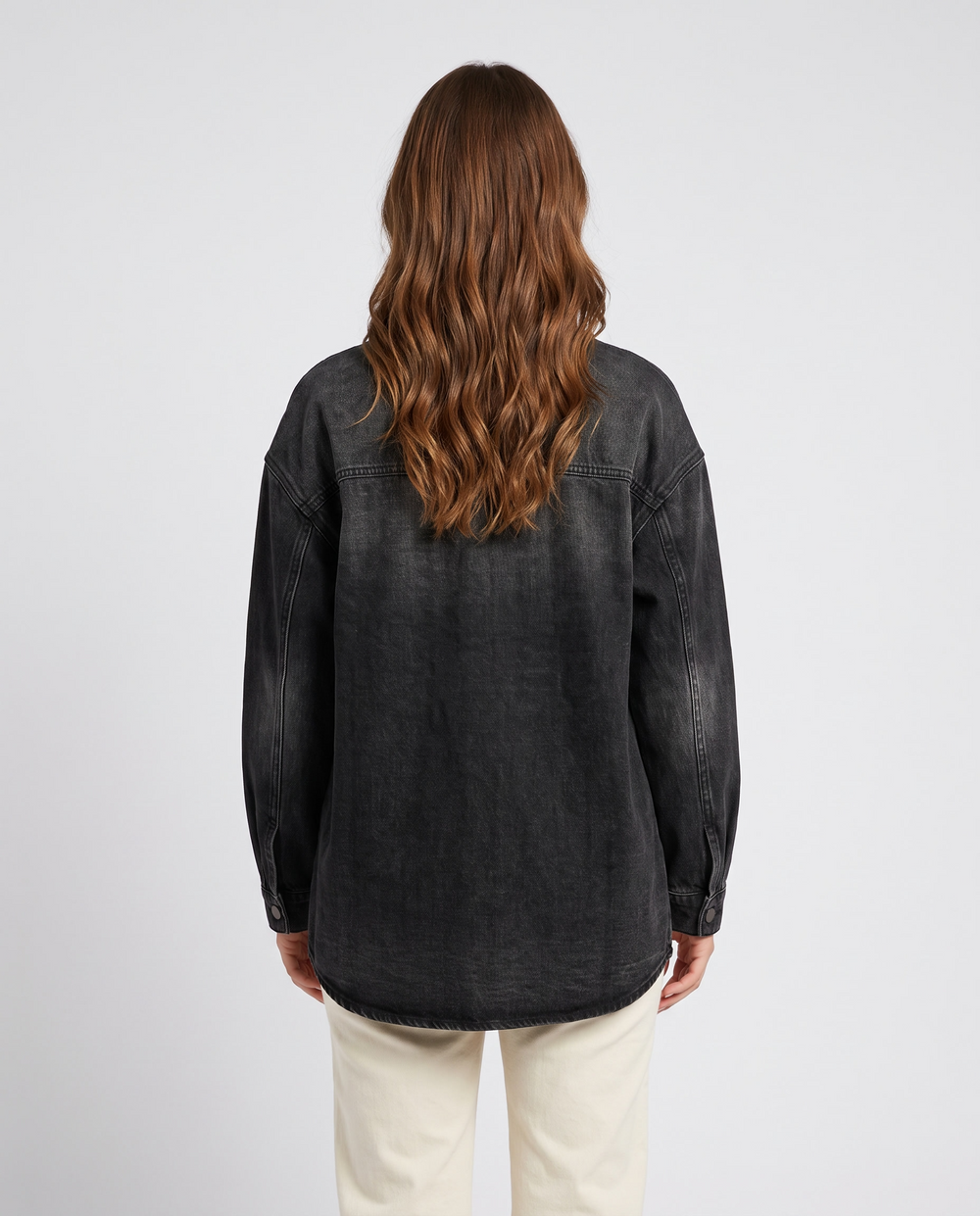 Denim Jacket for women - Zefira, back view