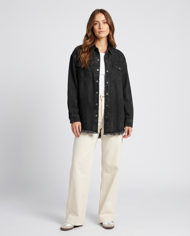 Denim Jacket for women - Zefira, main product photo
