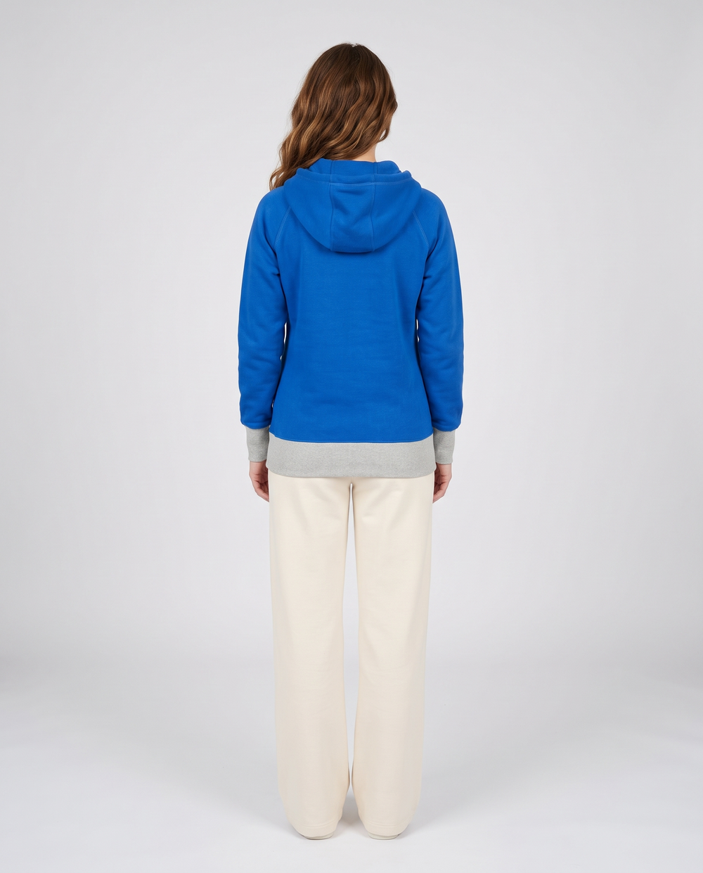 Maiwenn | Women's Zip-Front Pet Carrier Hoodie with Side Entry Pouch - back view