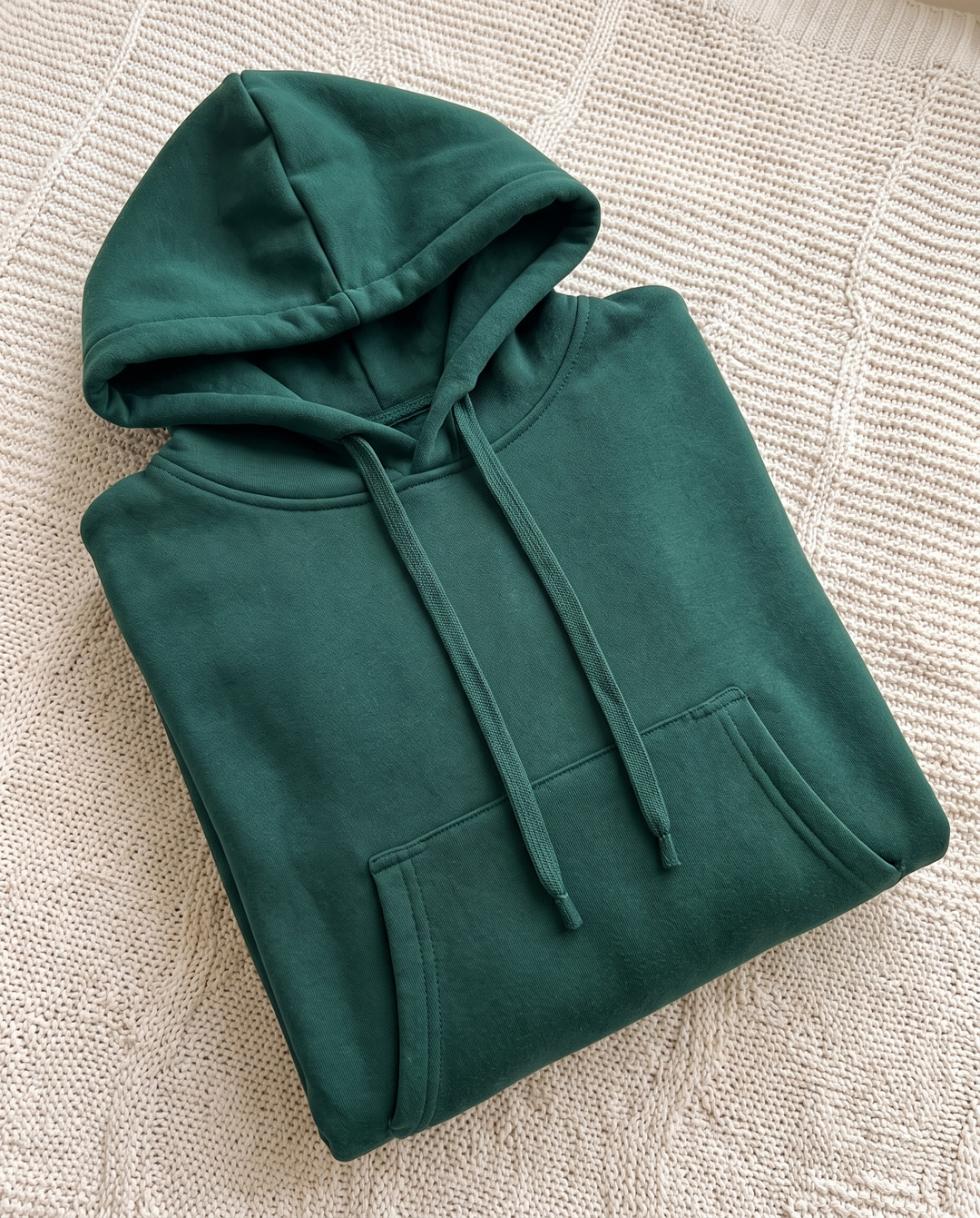 Marielle | Women's Fleece Pet Carrier Hoodie with Peek-Out Pouch - Dark Green