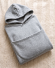 Mirande | Women's Oversized Pet Carrier Hoodie with Extra-Large Pouch - Gray