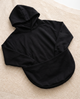 Mirande | Women's Oversized Pet Carrier Hoodie with Extra-Large Pouch - Black