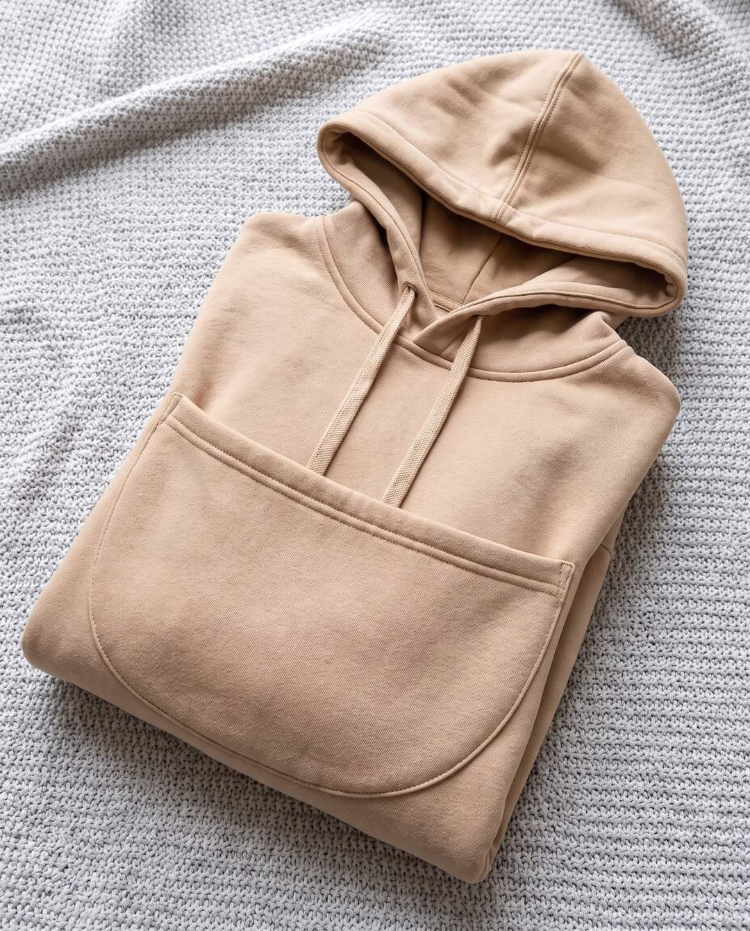 Mirande | Women's Oversized Pet Carrier Hoodie with Extra-Large Pouch - Beige