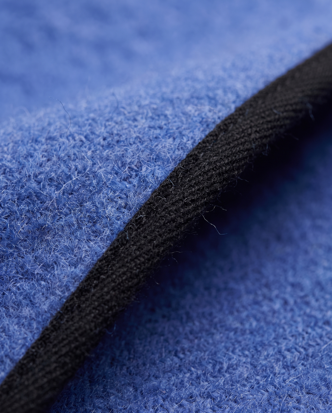Frederique | Women's Oversized Wool Blazer - fabric detail