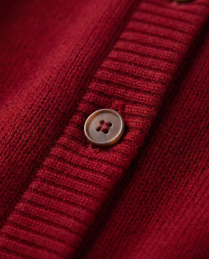 Lisbeth | Women's Turtleneck Oversized Cardigan for Everyday Wear - fabric detail