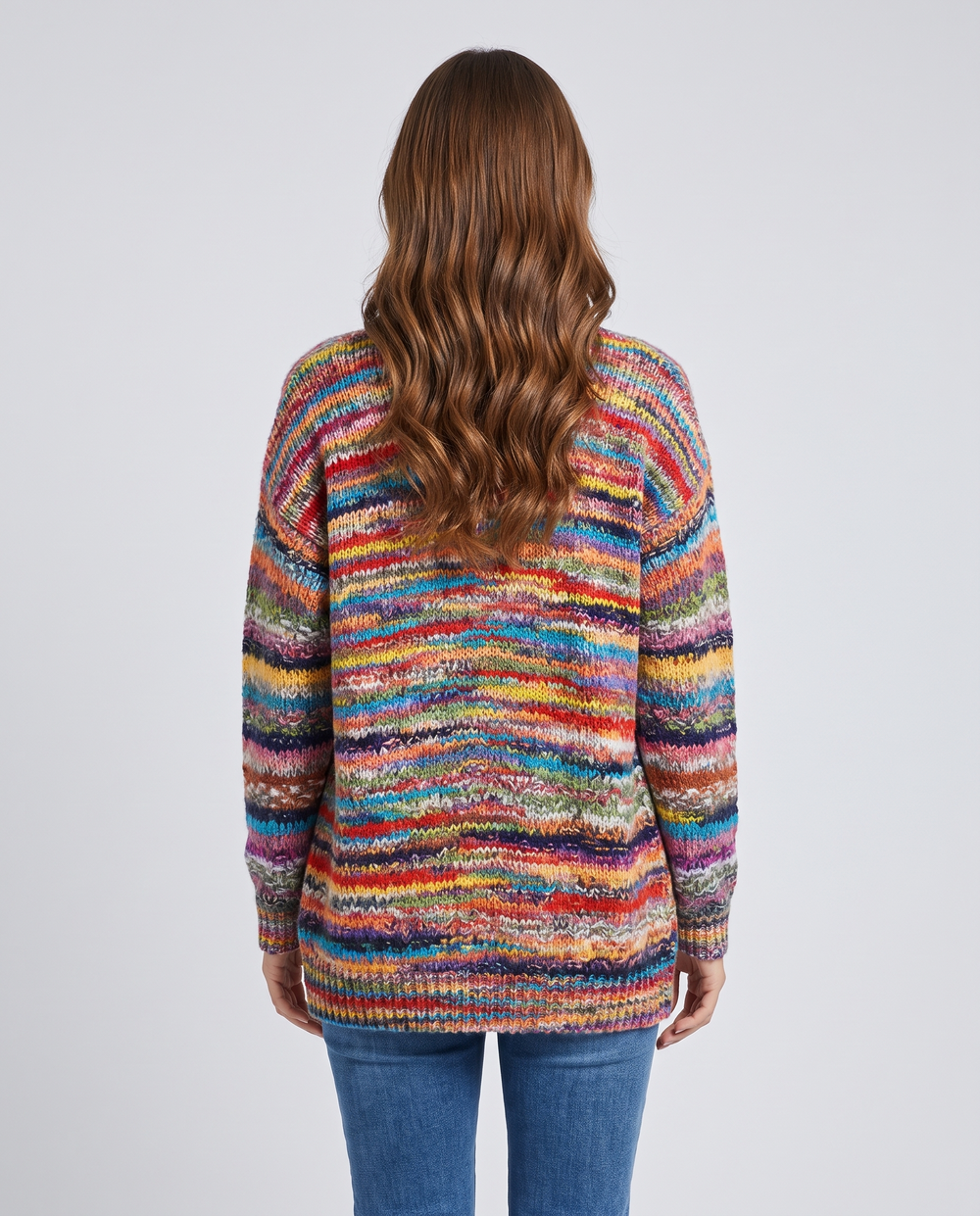 Primrose | Women's Button-Front Oversized Cardigan for Everyday Wear - back view