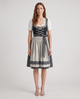 Resi | Women's Midi Dirndl Dress with Polka Dot Apron