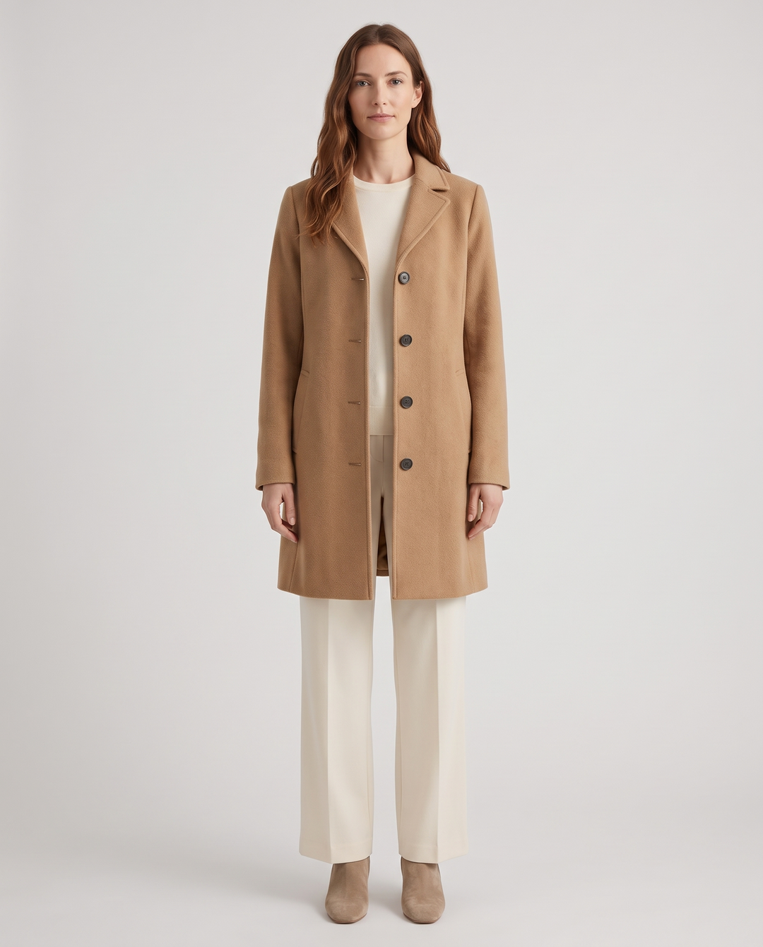 Jessamine | Women's Button-Front Coat for Layering