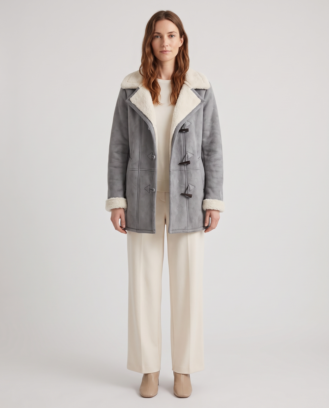 Henrietta | Women's Hooded Button-Front Coat for Fall and Winter